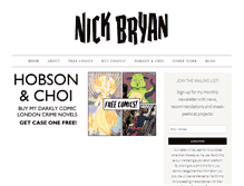 Tablet Screenshot of nickbryan.com